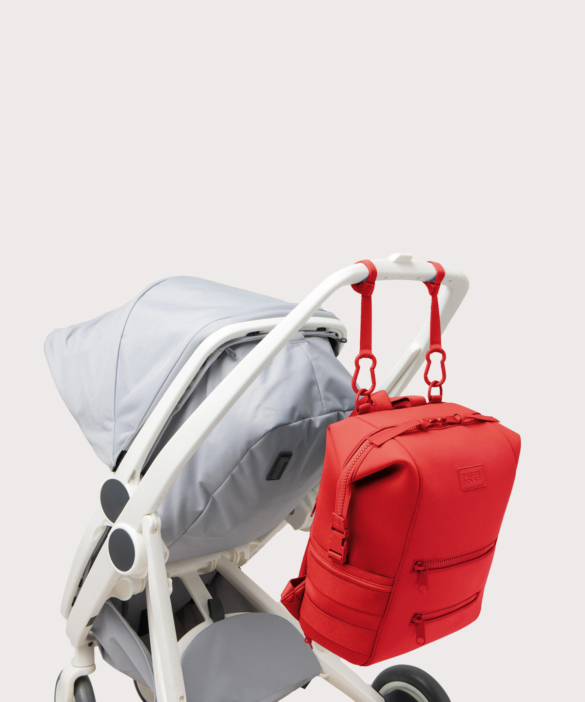 Indi Diaper Backpack in Cherry. Large - Image 7