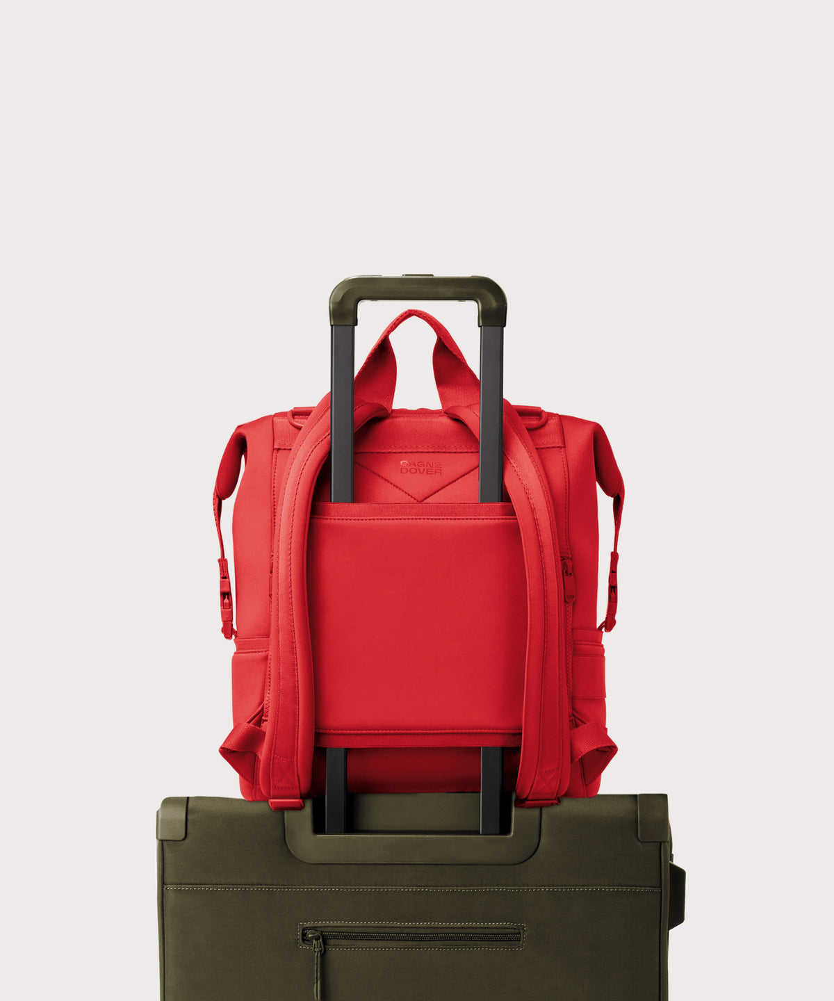 Indi Diaper Backpack in Cherry. Large - Image 8