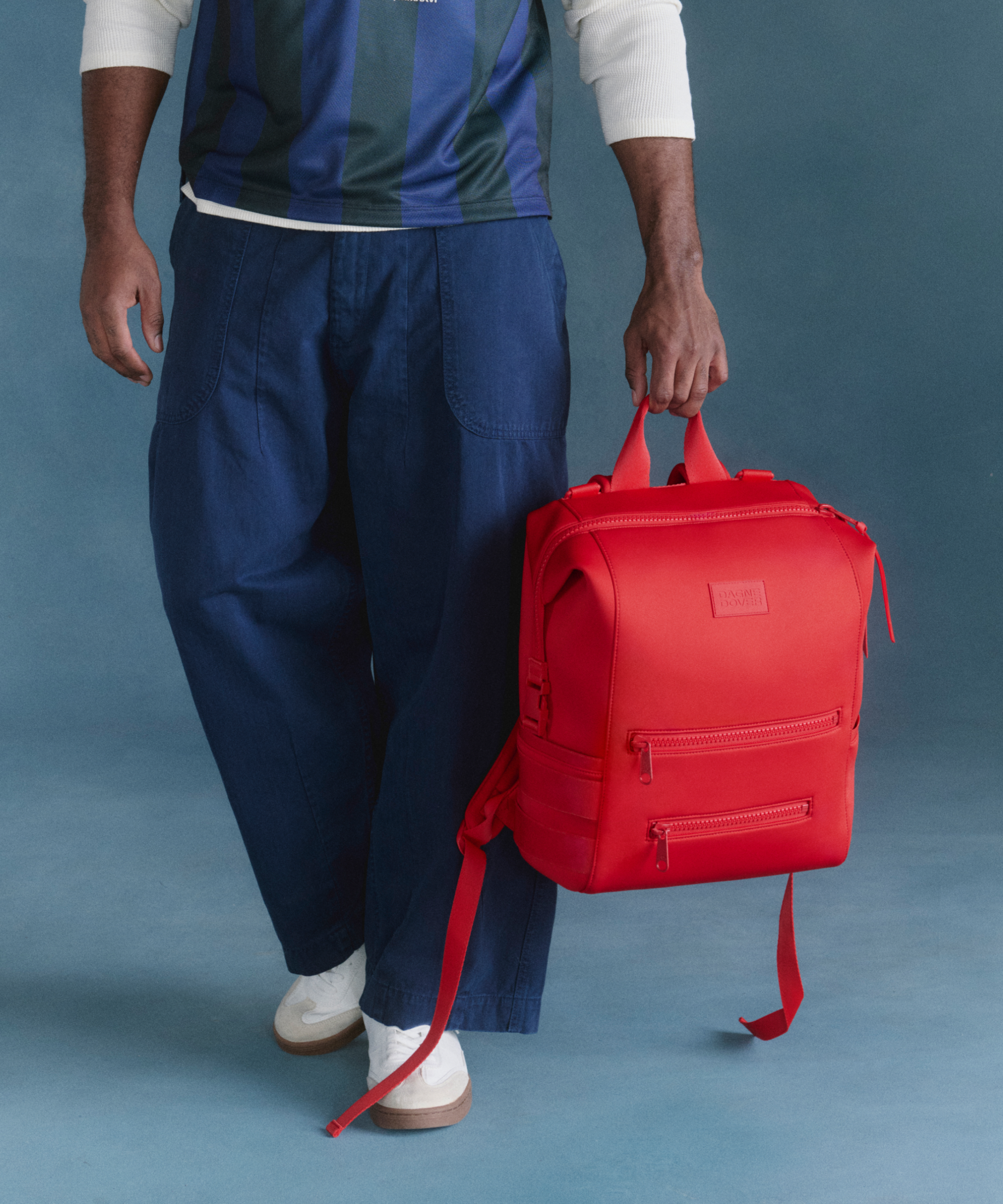 Indi Diaper Backpack in Cherry. Large - Image 9