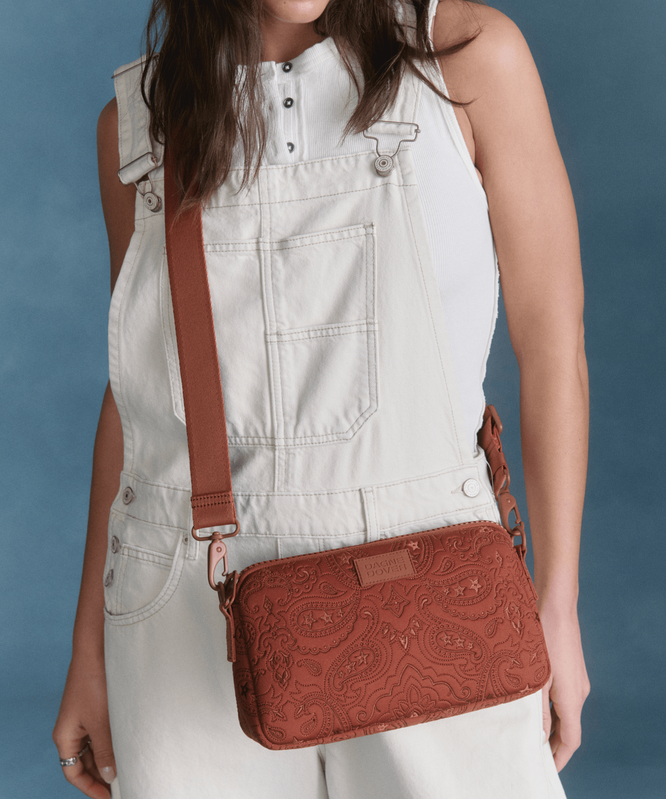 Nora Shoulder Bag in Sweet Tea Paisley - Image 8