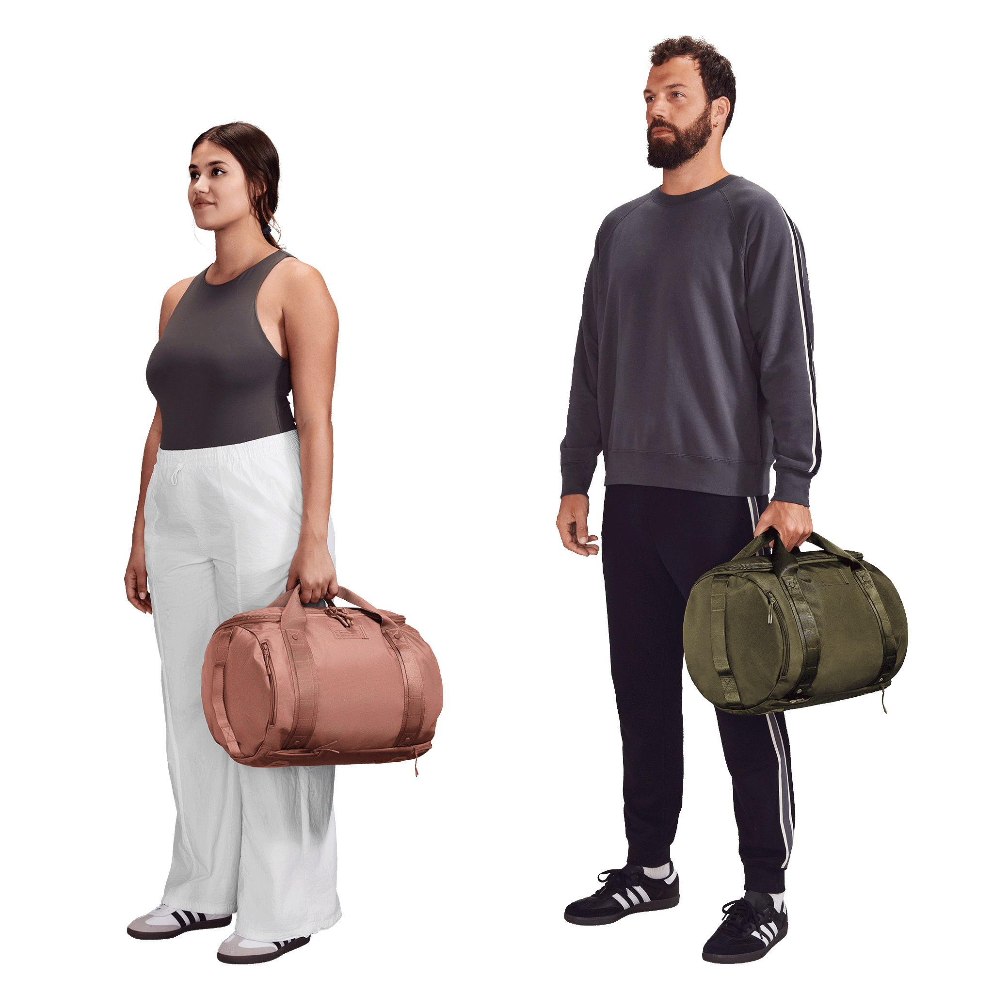 Denver Convertible Duffle in Onyx. Medium - Image 9