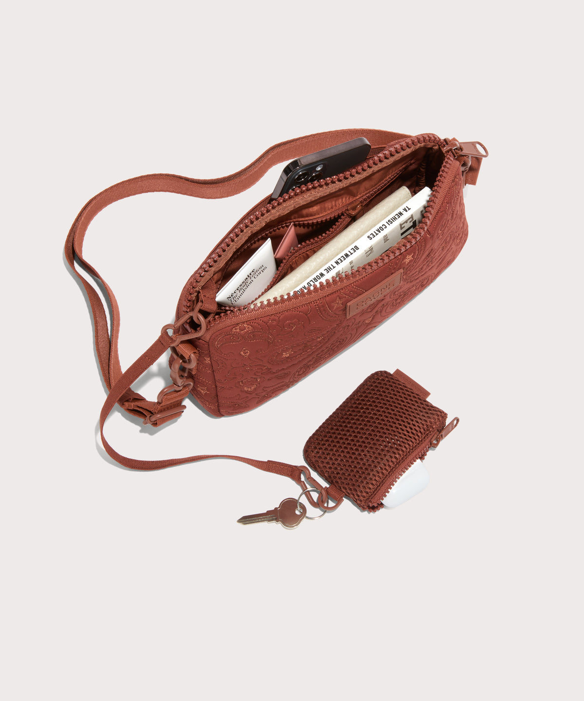 Nora Shoulder Bag in Sweet Tea Paisley - Image 2
