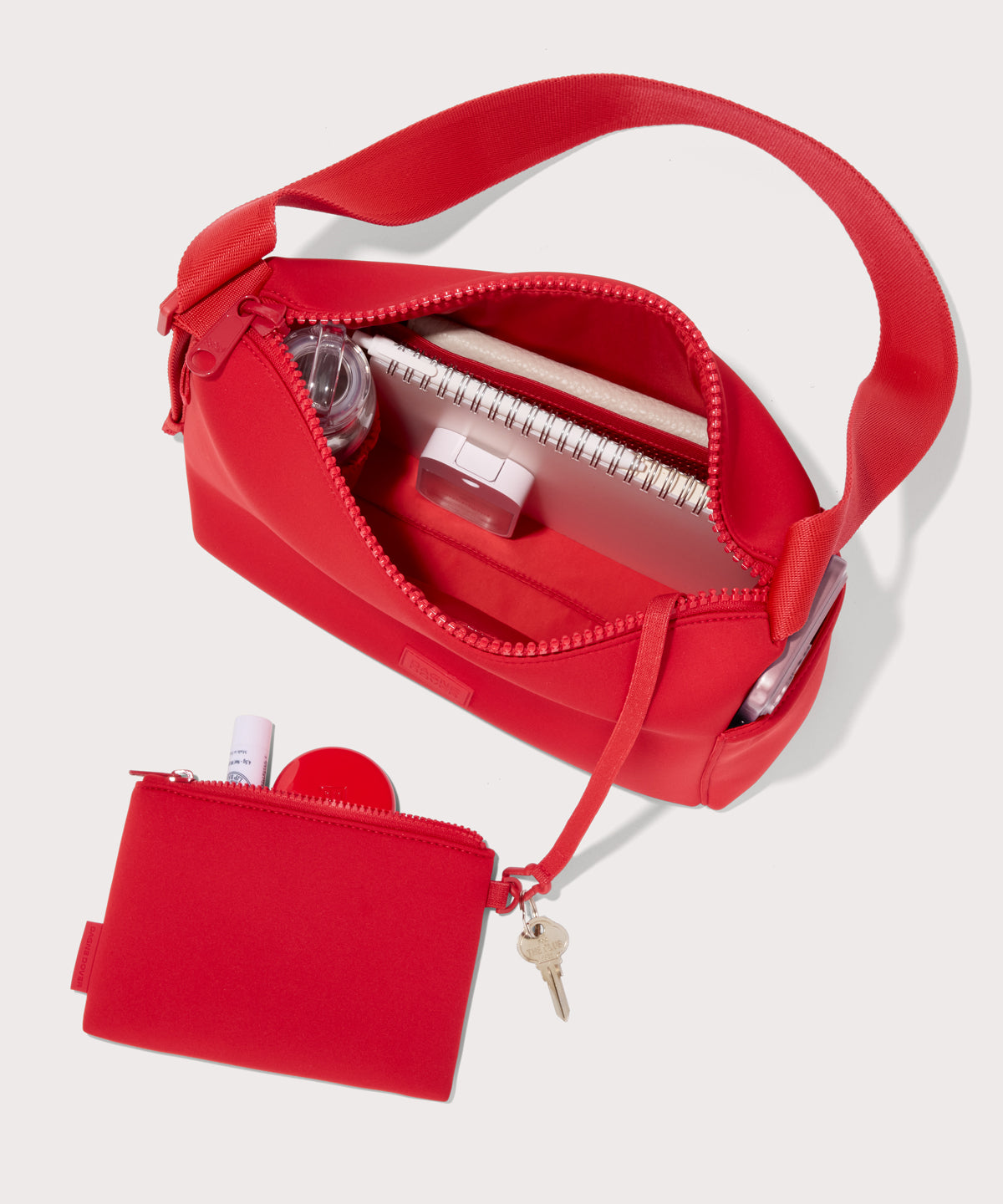 Rue Shoulder Bag in Cherry - Image 2