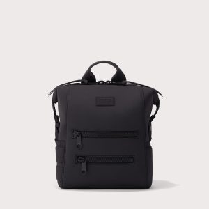 Indi Diaper Backpack in Onyx. Small