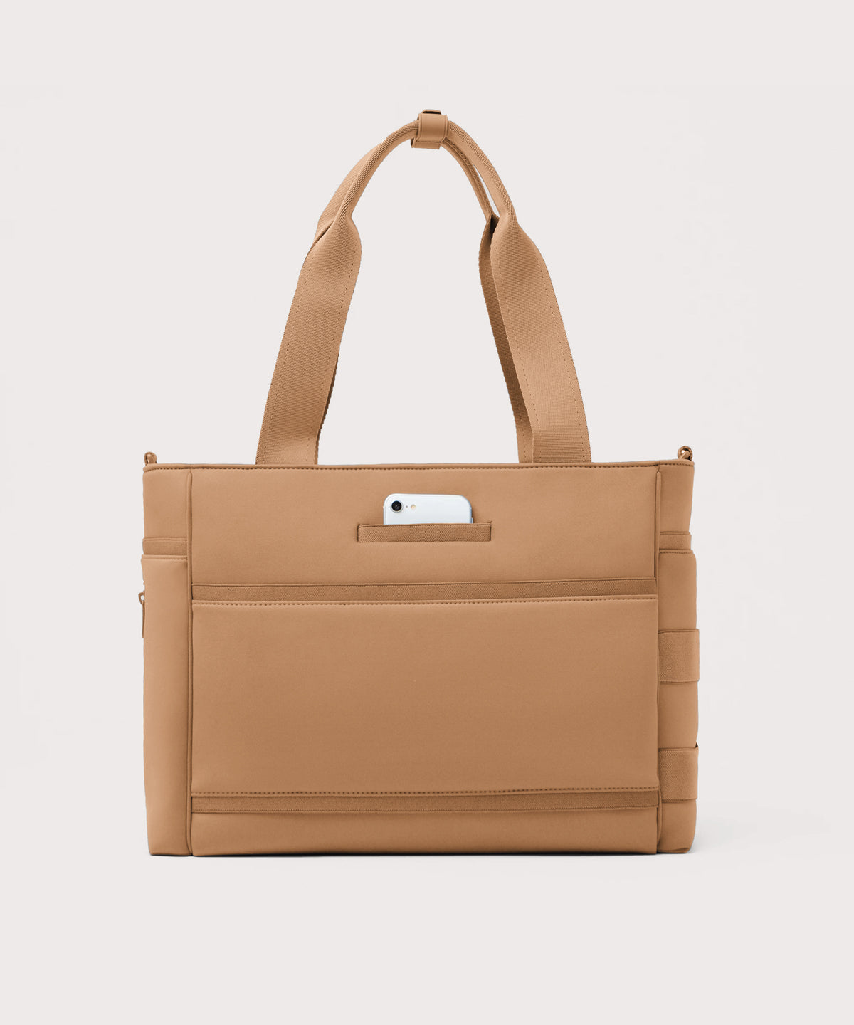 Wade Diaper Tote in Camel - Image 5