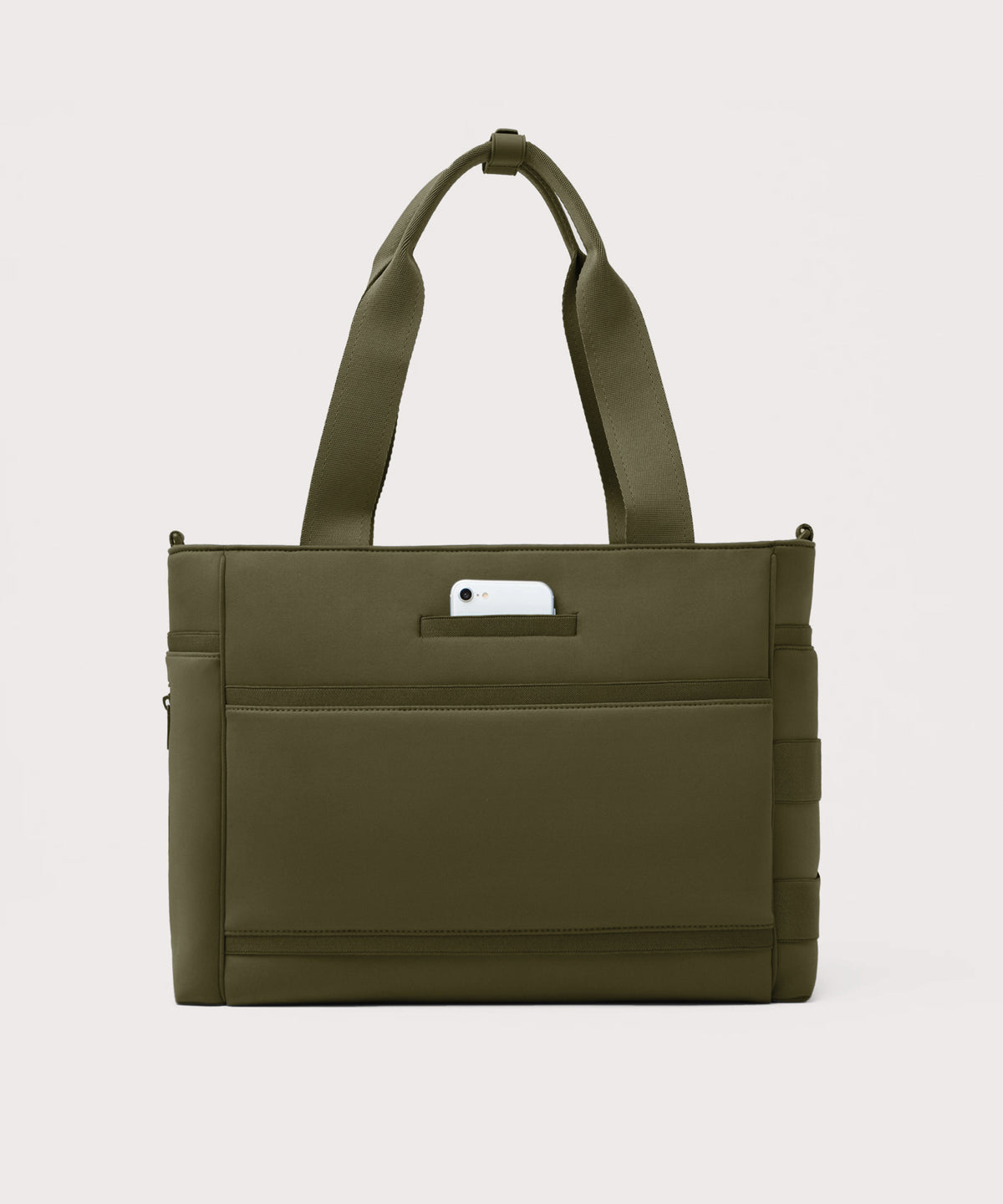 Wade Diaper Tote in Dark Moss - Image 5