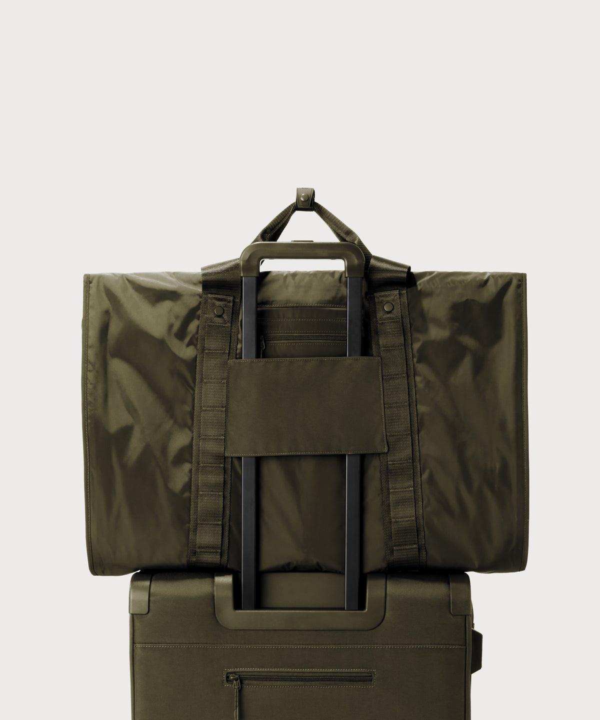 Capri Garment Bag in Dark Moss - Image 5